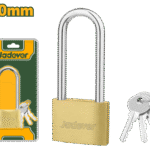 قفل نحاس حلقة طويلة 40 ملم – جسم نحاسي صلب مع 3 مفاتيح من جادايفر (JDPD2440)