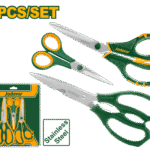 طقم مقصات 3 قطع متعددة الاستخدامات، للمطبخ والمنزل – 215 ملم، 210 ملم، 140 ملم من جادايفر (JDSX4603)