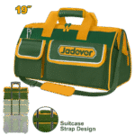 JADEVER Tool Bag 19" – Heavy-Duty 600D Polyester with Rigid Frame & Multiple Pockets (JDTG3119)