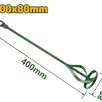 JADEVER Mixing Paddle 400mm – Hex Fitting, Ø80mm (JDXE2308)