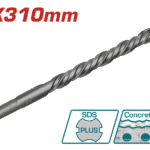 ريشة حفر همر 10x310مم – SDS Plus للحفر في الخرسانة والبناء من توتال (TAC311005)