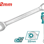 مفتاح شق رنق 22مم – كروم فاناديوم، مطلي كروم من توتال (TCSPA221)