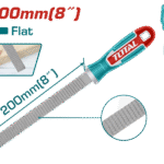 مبرد خشب مسطح 200مم (8 إنش) – فولاذ كربوني عالي الجودة من توتال (THT91586)