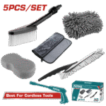 طقم تنظيف و غسيل السيارات 5 قطع من توتال (TMGF0501)