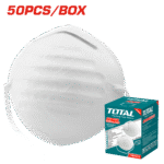 كمامات غبار - 50 قطعة | بمشبك أنف قابل للتعديل من توتال (TSP403)