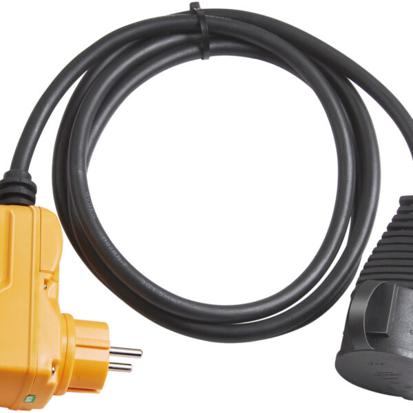 Brennenstuhl Outdoor Extension Cable with RCD – 2m | IP44 – Construction & Garden Use