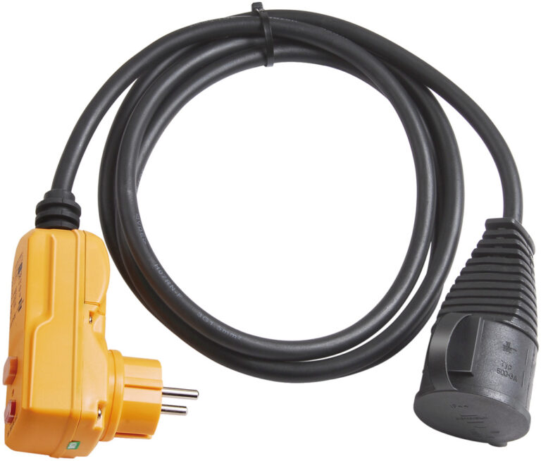 Brennenstuhl Outdoor Extension Cable with RCD – 2m | IP44 – Construction & Garden Use