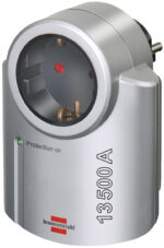 Brennenstuhl Primera-Line Socket Outlet Adapter with Surge Protection – 13,500A | Indoor Use