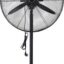 Industrial Stand Fan 30", 380W- 3 Speeds, Aluminum Blades