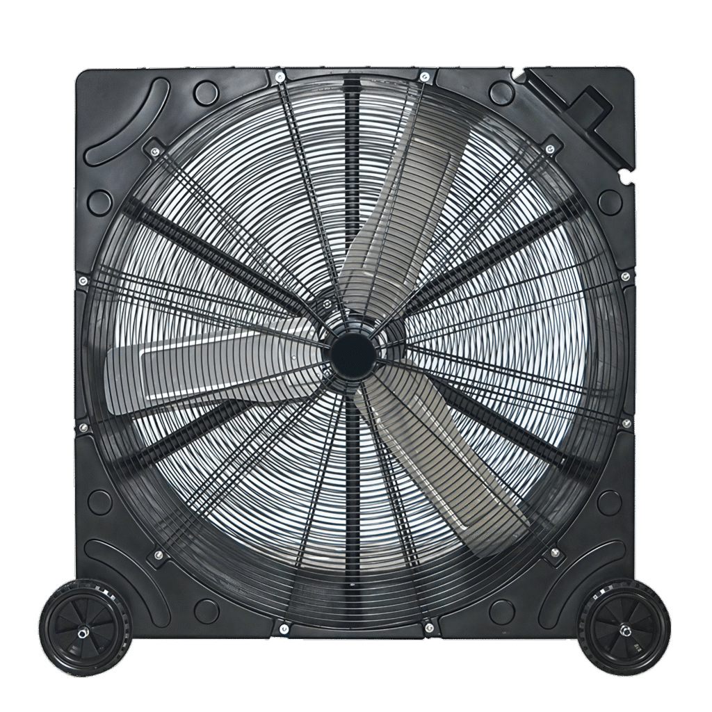 Drum Fan 42" | 320W | 3-Speed Heavy-Duty Industrial Air Mover with Rubber Wheels