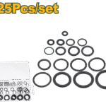 JADEVER 125 Pcs O-Ring Assortment Kit – NBR Rubber Sealing Rings (JDJQ1B01)