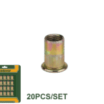 JADEVER Rivet Nut Set – 20 Pcs Available in Multiple Sizes (JDRE1K1)