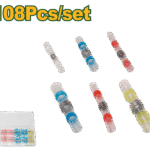 طقم موصلات لحام 108 قطعة – بهيت شرينك ضد الماء من جادايفر (JDYR1B01)