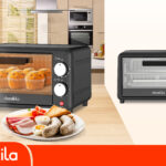 فرن كهربائي سعة 10 لتر – 650 واط مع مؤقت وتحكم بالحرارة من ديكاكيلا (KEEV022B)