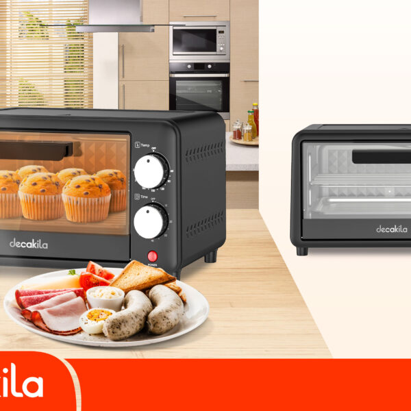 Decakila Toaster Oven 10L – 650W with Timer & Temperature Control (KEEV022B)