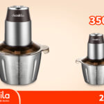 Decakila Electric Food Chopper 2.5L – 350W, Stainless Steel, 2-Speed with Pulse Control (KEMG016M)