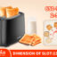 Decakila 2-Slice Electric Toaster – 750W, 7 Browning Levels, Reheat/Defrost Functions (KETS008B)
