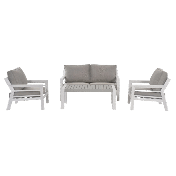 Maze New York 2-Seater Outdoor Aluminum Sofa Set