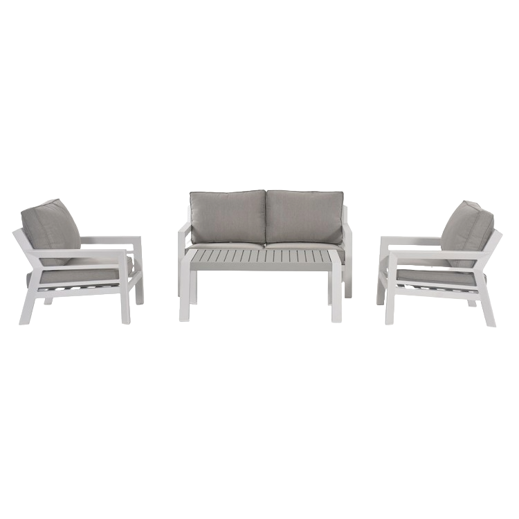 Maze New York 2-Seater Outdoor Aluminum Sofa Set