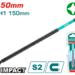 راسية درل مصلب PH1 – طول 150mm، فولاذ S2 مغناطيسي من توتال (TACIM71PH1150)
