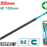 راسية درل مصلب PH2 – طول 150mm، فولاذ S2 مغناطيسي من توتال (TACIM71PH2150)
