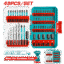 TOTAL 49 Pcs Impact Screwdriver Bits Set – Mixed Lengths, Nut Drivers & Drill Bits (TACSDL24906)