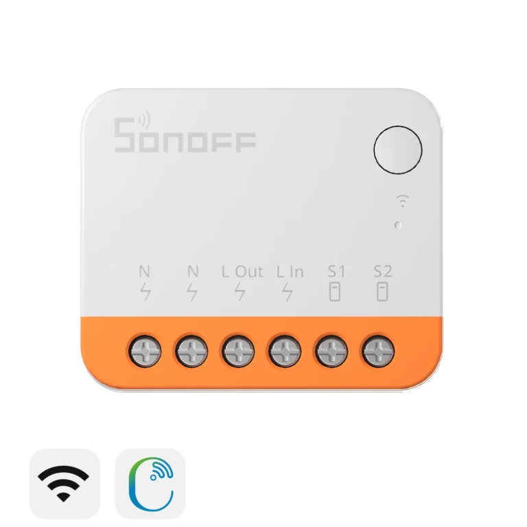 MINIR4 | SONOFF مفتاح ذكي Wi-Fi صغير الحجم – بمعالج ESP32، فصل التبديل، ويدعم eWeLink-Remote
