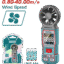 TOTAL Digital Anemometer – Air Speed Range 0.80–40.00 m/s, Backlight, Data Hold, Battery Included (TETAN031)
