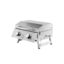 Portable Outdoor Gas BBQ Grill – 2-Burner Stainless Steel with Foldable Legs