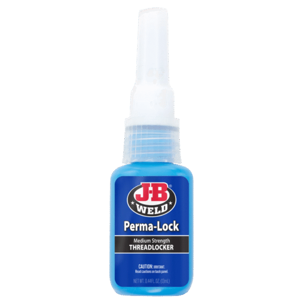 J-B Weld™ Perma-Lock | لاصق تثبيت براغي متوسط القوة الأزرق – سعة 13 مل