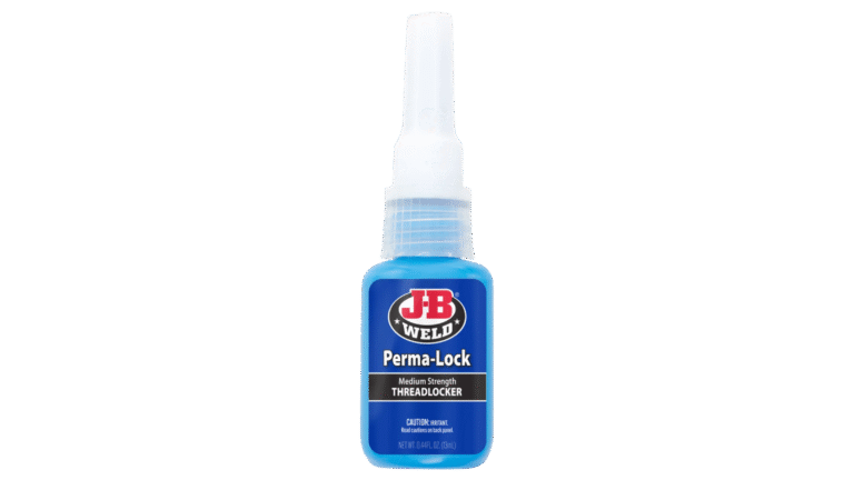 J-B Weld™ Perma-Lock | لاصق تثبيت براغي متوسط القوة الأزرق – سعة 13 مل