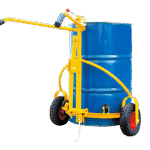 Xilin Drum Loader – Manual Drum Transport Trolley for 580mm Drums (HD08)