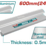 سكين سحب معجون الجدران 600مم | 24 إنش – شفرة ستانلس ستيل ومقبض ألمنيوم من توتال (THSCL02401)