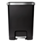 EKO Hana Plastic Step Bin 45L – Black