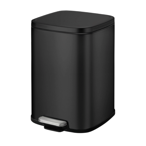 EKO STELLA Stainless Steel Step Bin 6L – Matt Black