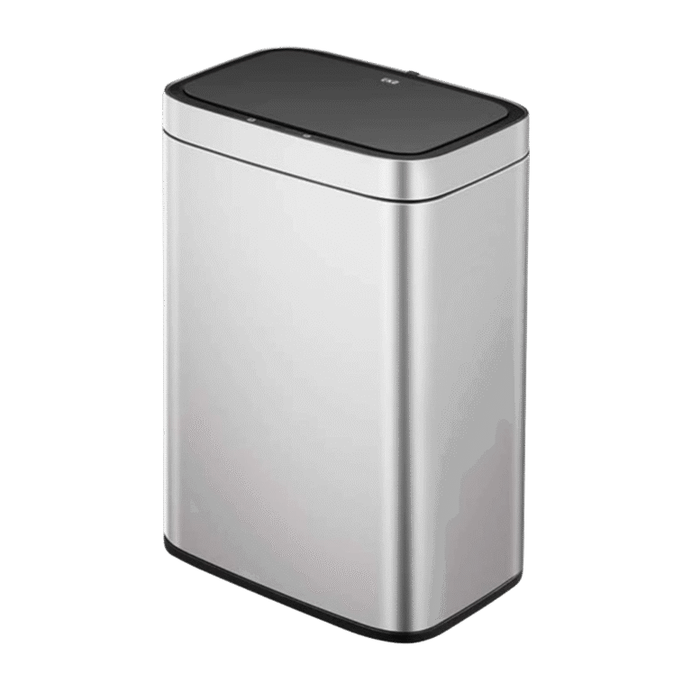 EKO MARVIS 45L Stainless Steel Sensor Trash Bin – Touchless, Soft Close, Deodorizer