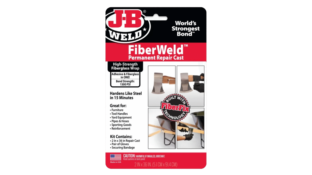 FiberWeld™ | لاصق للتصليح الدائم – شريط فايبرغلاس يتصلب بالماء (1500 PSI)