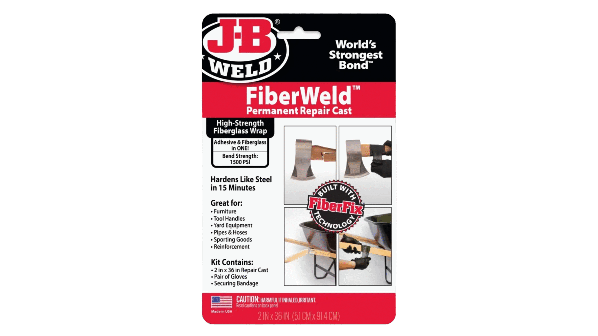 FiberWeld™ | لاصق للتصليح الدائم – شريط فايبرغلاس يتصلب بالماء (1500 PSI)