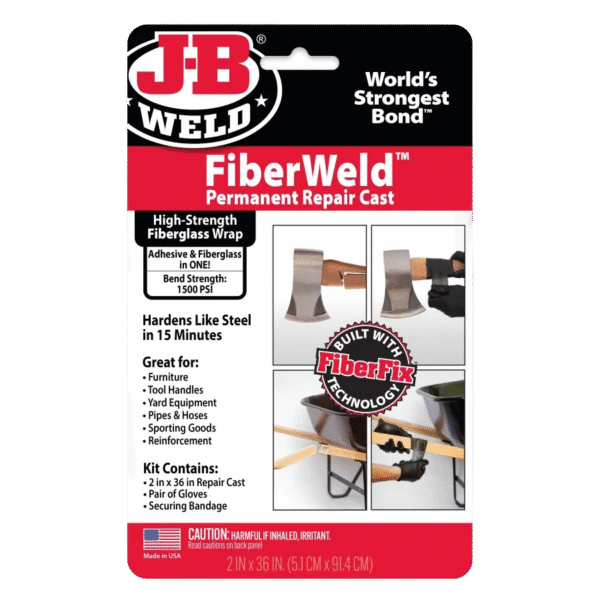 FiberWeld™ | لاصق للتصليح الدائم – شريط فايبرغلاس يتصلب بالماء (1500 PSI)