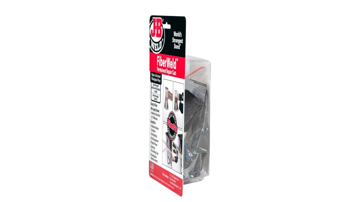 ⁦FiberWeld™ | لاصق للتصليح الدائم – شريط فايبرغلاس يتصلب بالماء (1500 PSI)⁩ - الصورة ⁦4⁩