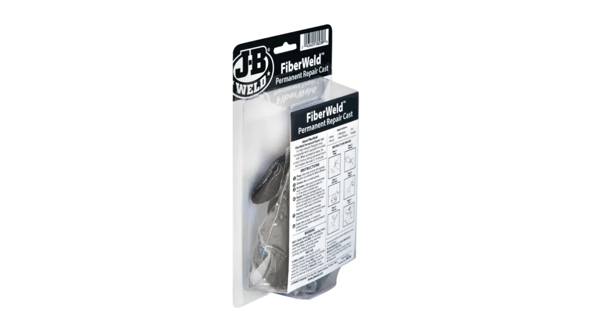 ⁦FiberWeld™ | لاصق للتصليح الدائم – شريط فايبرغلاس يتصلب بالماء (1500 PSI)⁩ - الصورة ⁦3⁩