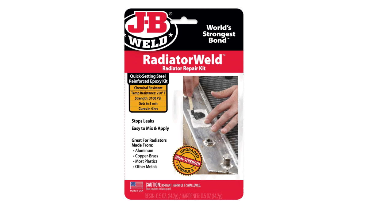RadiatorWeld™| مجموعة إصلاح الرديتر – للمعادن والبلاستيك ومقاومة للحرارة والمواد الكيميائية