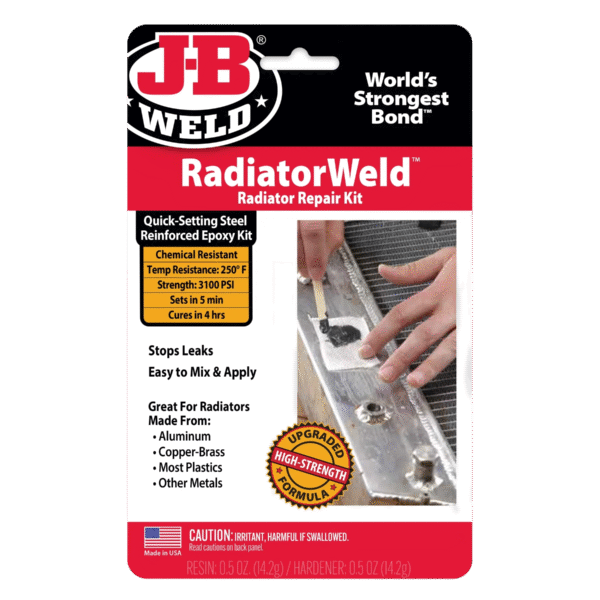 RadiatorWeld™| مجموعة إصلاح الرديتر – للمعادن والبلاستيك ومقاومة للحرارة والمواد الكيميائية