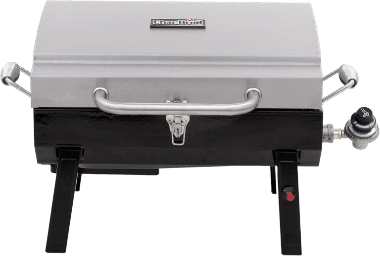 Char-Broil | شواية غاز متنقلة بموقد واحد – ستانلس ستيل متين