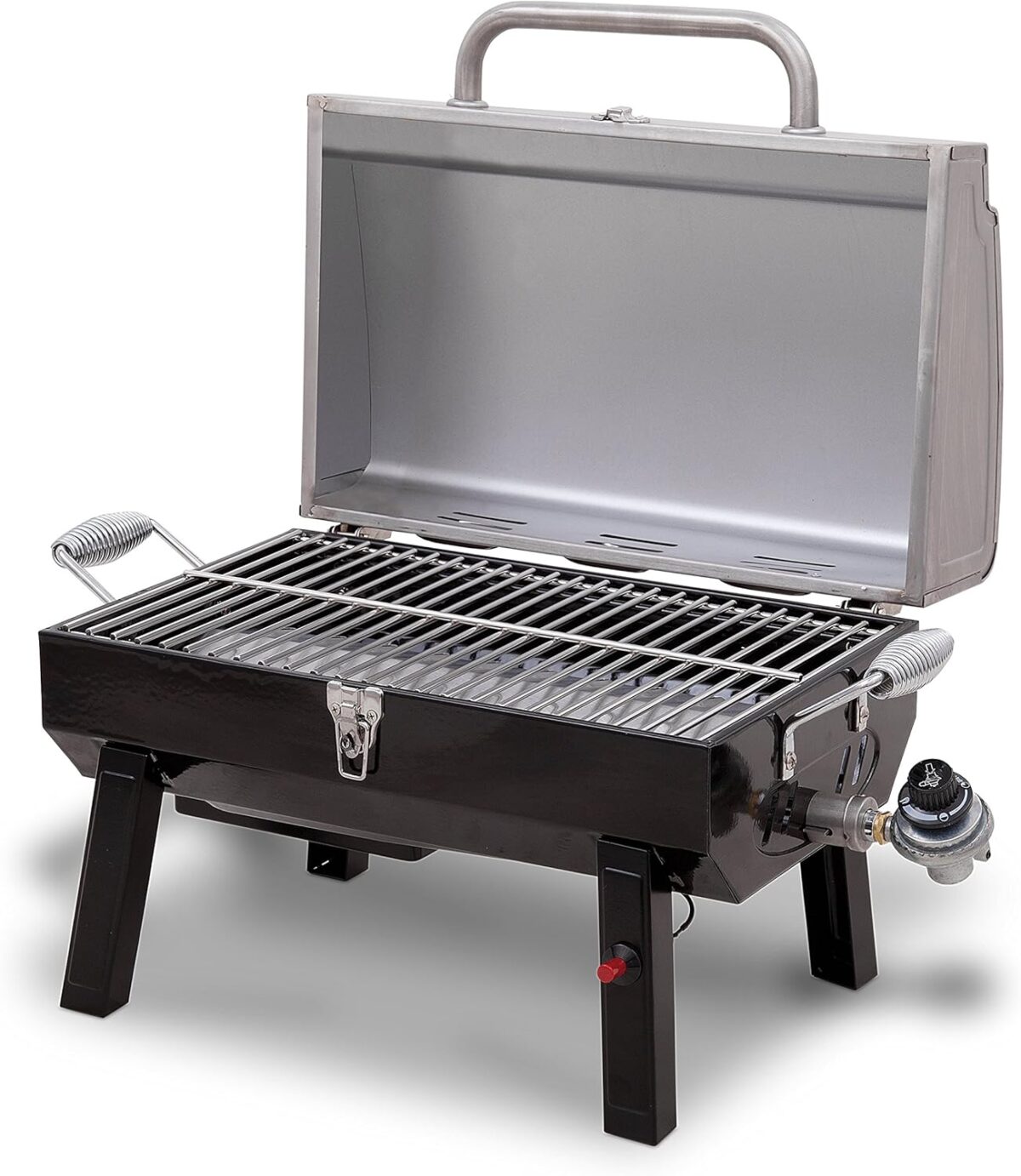 Char-Broil 1-Burner Portable Propane Gas Grill – Stainless Steel, Compact & Durable Design Char-Broil 1-Burner Portable Propane Gas Grill – Stainless Steel, Compact & Durable Design