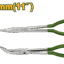 JADEVER 45-Degree Long Nose Pliers 280mm | 11" – Precision Curved Needle-Nose Tool (JDPL2E11)