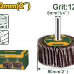 JADEVER Flap Wheel with Shaft 50 x 25 x 6mm – Grit 120# (JDYW5004)