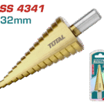 ريشة درل متدرجة HSS4341 – مقاس 4-32مم بطبقة تيتانيوم من توتال (TAC43201)