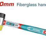 شاكوش مطاط وبلاستيك 40مم – وجه ناعم بمقبض فيبر جلاس من توتال (THRUH6940)