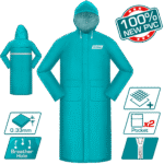 TOTAL Rain Coat – PVC + Polyester, Waterproof with Reflective Strip (THTRC031)